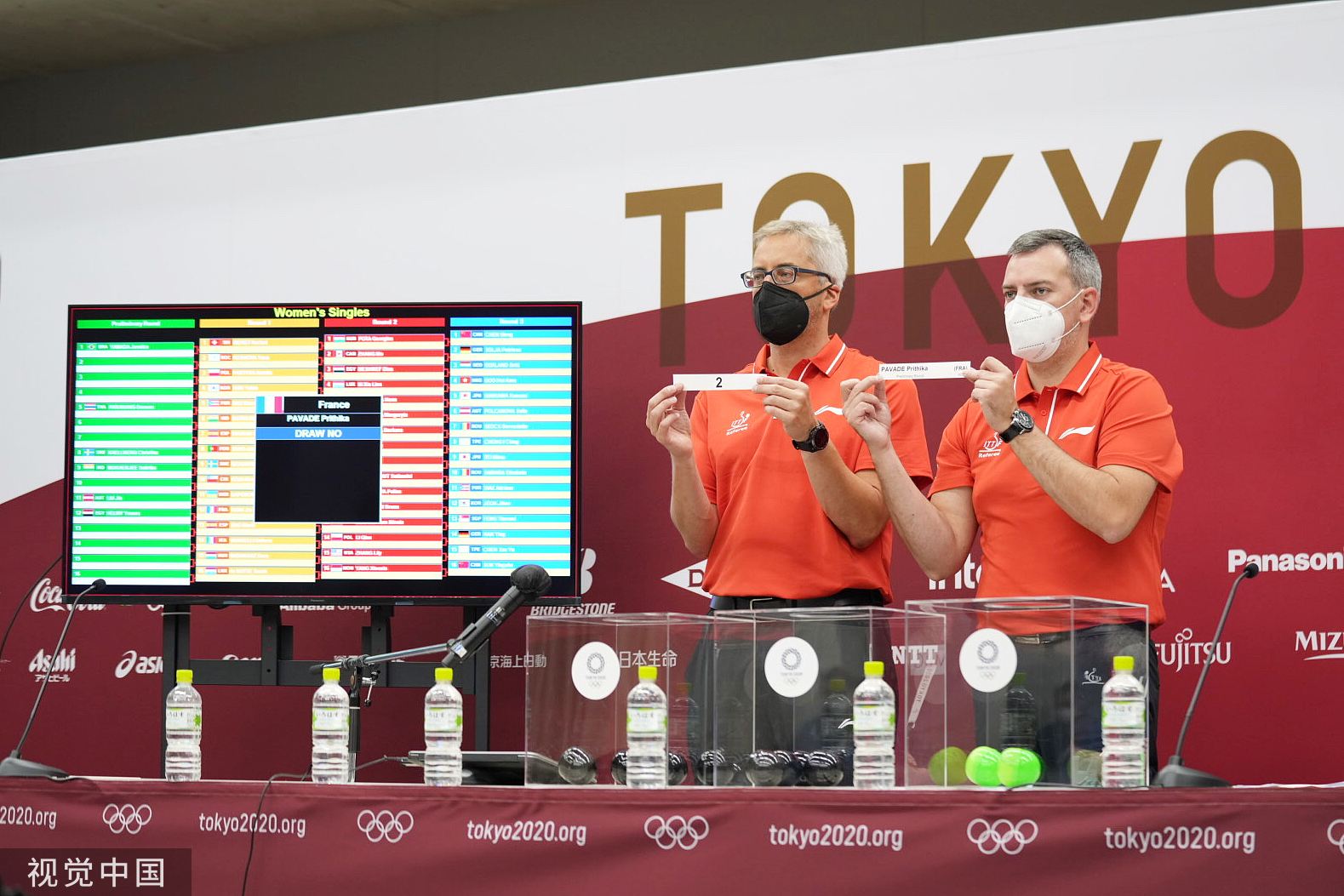 关于东京奥运会乒乓球直播的信息